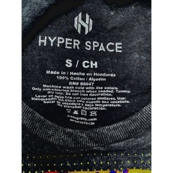 Hyper Space NASA Short Sleeve Dark Wash T Men’s S Women’s L Astronaut - Picture 5 of 5